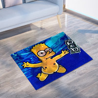 Les Simpsons Tapis imprimés Personnage d'anime Tapis de zone Tapis à poils coupés Logo de chambre personnalisé