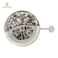 YINBEI squelette Movemrnt luxe automatique OEM personnalisé gravable mécanique montre mouvement mince accessoires usine