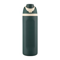 Bouteille d'eau sport en acier inoxydable à double paroi isolée de haute qualité 24 oz, écologique, vente chaude, OEM, avec poignée et couvercle