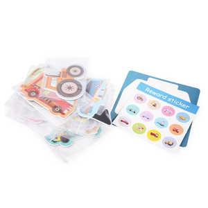 Fabricant de jouets personnalisés en gros, puzzles magnétiques de véhicules populaires, jeu de <span class=keywords><strong>puzzle</strong></span> pour enfants - Product Image 4