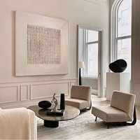 Art mural abstrait de luxe en texture 3D personnalisée, impression numérique sur toile, grande décoration murale pour salon, hôtel