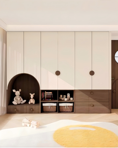 Armoire <span class=keywords><strong>de</strong></span> chambre enfant moderne et écologique avec coin <span class=keywords><strong>de</strong></span> jeu intégré et <span class=keywords><strong>rangement</strong></span> <span class=keywords><strong>pour</strong></span> hôtels, villas et crèches – Mobilier <span class=keywords><strong>de</strong></span> chambre d'enfant - Product Image 6