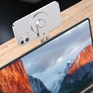 Support de téléphone portable universel en alliage d'aluminium, magnétique <span class=keywords><strong>invisible</strong></span>, pour écran flottant, <span class=keywords><strong>fixation</strong></span> discrète <span class=keywords><strong>sur</strong></span> lit, <span class=keywords><strong>fixation</strong></span> puissante - Product Image 3
