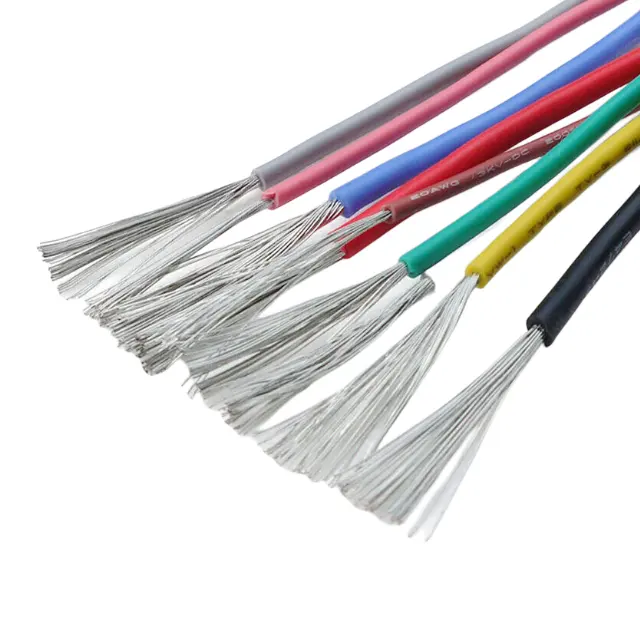 UL1007 Tinned Copper Wire Cable 16-30AWG in Various Color Options