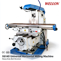 WELLON X6140 Horizontale Fräsmaschine zum Fabrikpreis Kniefräsmaschine mit Ölpistole Hochpräzise Bohr- und Fräsmaschine