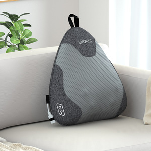 Snowfit Lumbar Massage <b>Cushion</b> Rechargeable USB <b>Back</b> Support Pillow for Office Home Use - Product Image 2