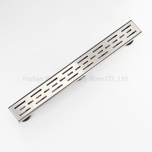 Phòng tắm hiện đại 24 inch hình chữ nhật tuyến vòi hoa sen xả với gạch mô hình Grate Bìa 304 thép không gỉ vòi hoa sen xả - Product Image 5