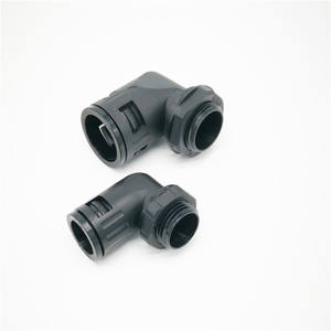 Conector de tubo interior de 90 grados ajustable <span class=keywords><strong>flexible</strong></span> AISLAMIENTO impermeable Nylon codo <span class=keywords><strong>conducto</strong></span> conector rápido - Product Image 2