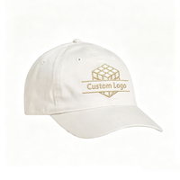 Casquette de baseball personnalisée avec logo brodé en relief, mélange polyester-coton, vente en gros, unisexe, réglable, style streetwear