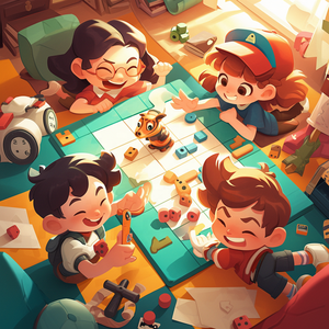 ขายร้อนยุคหินเกมกระดานเล่นเกมกระดานสนุกสําหรับเด็กผู้ผลิตที่กําหนดเองมืออาชีพ - Product Image 3