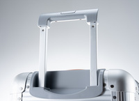 Ensemble de bagages en aluminium de qualité aérospatiale avec serrure papillon et poignée en cuir microfibre 360 °   Valise à roulettes silencieuses certifiée TSA