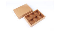 Caja de cartón de embalaje de cartón marrón personalizable para aperitivos Punto de laminación mate relieve UV para Caja de galletas