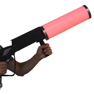 Cool coloré LED bling co2 jet gun Mini événements confettis canon dioxyde airsoft pistolet pour fête spectacle boîte de nuit bar décoration