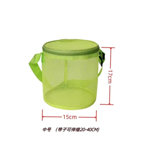 Bolsa de malla <span class=keywords><strong>para</strong></span> playa, bolsa de almacenamiento plegable grande, almacenamiento de malla portátil y transpirable <span class=keywords><strong>para</strong></span> niños, recolección de conchas, viajes al aire libre, 1 ud. - Product Image 6