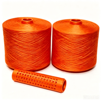 Factory High Quality 100% Polyester Yarn 30s/2s Ring Spun Recycled Dyed Raw Eco-Friendly for Socks Knitting Sewing Weaving