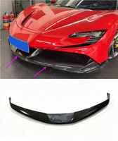 Lame avant et spoiler de pare-chocs en fibre de carbone sèche style OEM pour Ferrari SF90 – Pièces de carrosserie de rechange