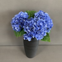 Bunga Hydrangea Real Touch K-0176 dengan Batang Berlapis & Titik Hitam Premium untuk Dekorasi Pernikahan Tema Hutan