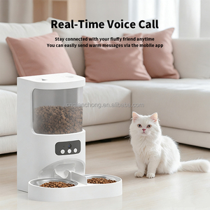 Yeni Büyük Kapasiteli Akıllı Otomatik Evcil Hayvan Besleyici, 400W Yüksek Çözünürlüklü Evcil Hayvan Kamerası Kontrolü Wifi Kameralı Akıllı Evcil Hayvan Besleyici - Product Image 4