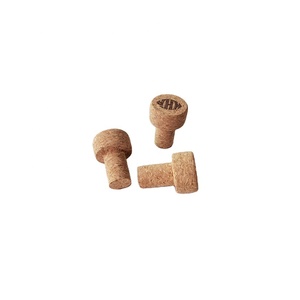 Tapones para botellas de corcho sintético en forma de T, tapa superior de barra de madera de lujo personalizada - Product Image 3