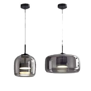 Lámpara Colgante Minimalista Cromada, Redonda, LED, Altura Ajustable, Lámpara de Noche para Dormitorio, Luz Blanca Cálida 3500K, E27, Control por Interruptor - Product Image 6