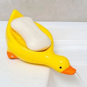 <span class=keywords><strong>Jabonera</strong></span> con Forma de Pato Adorable con Drenaje, Soporte de Jabón Autodrenante <span class=keywords><strong>para</strong></span> Baño, Caja de Jabón de Pato de Dibujos Animados <span class=keywords><strong>para</strong></span> Lavabo del Hogar - Product Image 2