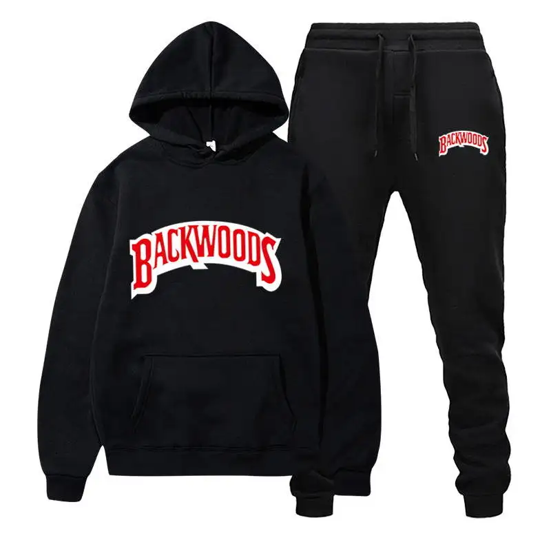 2021 new fashion Set Fleece men's clothing & sweatshirts Sportswear hooded Male clothes backwoods hoodies sweatsuit tracksuit