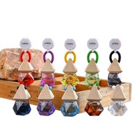 Diffuseur de parfum pour voiture en cristal de style Langlong, désodorisant longue durée pour véhicule, aromathérapie