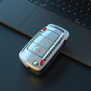 Étui de protection pour <span class=keywords><strong>clé</strong></span> de voiture en ABS fibre de carbone tendance pour <span class=keywords><strong>Audi</strong></span> 8L <span class=keywords><strong>8P</strong></span> B6 B7 B8 C5 C6 R8 A1 <span class=keywords><strong>A3</strong></span> Q3 A4 A5 - Product Image 3