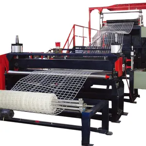 plastic square mesh making machine for garden fence Plastic net production line automatic machinery