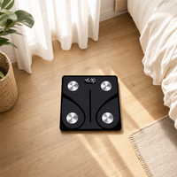 Balance connectée intelligente certifiée CE RoHS, 180 kg, balance de salle de bain numérique, balance électronique haute précision pour projets de santé