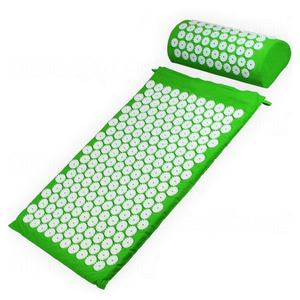 Akupressur matı ve yastık takımı ile çanta doğal gevşeme stres giderici masaj matı için boyun ve sırt ağrısı rahatlama - Product Image 4