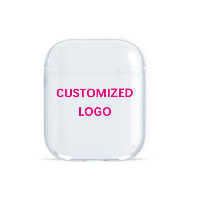 Transparent Earphone case Custom Color LOGO for Airpods Pro Protective Case with Hanging Hole TPU Material Dirty Shock Resistant