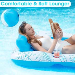 Flotteur de piscine gonflable en PVC pour adultes pour se détendre dans l'eau - Product Image 3