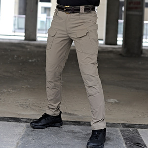 Pantaloni Tattici da <span class=keywords><strong>Uomo</strong></span> per Esterni, Multitasche, Resistenti all'Usura, Elasticizzati, Stile Cargo, per Pendolari - Product Image 6