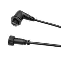 Conector hembra tipo C impermeable de ángulo recto a enchufe tipo USB 3.0A de ángulo recto para transmisión de datos de pantalla Lcd al aire libre