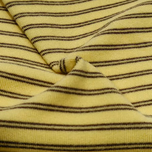 Hai mặt sọc mô hình sợi nhỏ vải nhiệt của phụ nữ lớp cơ sở Áo sơ mi nhà mặc cation Polyester-Spandex pha trộn - Product Image 2