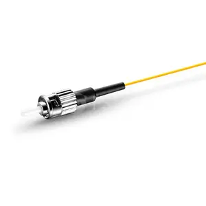 ST/UPC tek mod 9/125 1 çekirdek 0.9mm pigtail kablo 1.5m PVC/LSZH fiber lif