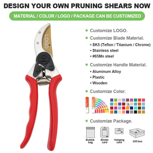 Kéo cắt tỉa cây ăn quả SUNSHINE, kéo cắt cây trồng trong chậu, dụng cụ sửa chữa vườn, kéo thép hợp kim tiết kiệm sức lao động, kéo cắt tỉa vườn SKS5, kéo cắt tỉa kiểu bypass - Product Image 2