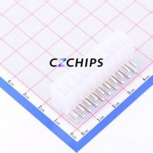 HC-5557-2*10AW Wire-to-Board Pin Header Bent Lead Through Hole,P=4.2mm Connector 2x10P 4.2mm Right Angle Insert Mini-Fit MX 4.2 - Product Image 1
