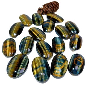 <span class=keywords><strong>Pietra</strong></span> Naturale <span class=keywords><strong>Occhio</strong></span> <span class=keywords><strong>di</strong></span> <span class=keywords><strong>Tigre</strong></span> per Compressione a Caldo, Strumento <span class=keywords><strong>di</strong></span> Decompressione, Forma Ovale con Motivo a Strisce, Vendita all'Ingrosso - Product Image 5