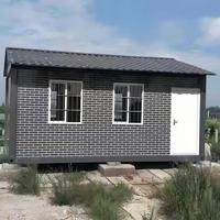 Maison modulaire à toit en pente, maison préfabriquée, maisons conteneurs, maisons préfabriquées de luxe en kit, design grain de bois pour jardin