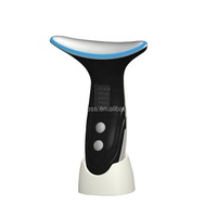 Dispositif professionnel de levage du cou et du visage rechargeable par USB anti-âge avec technologie à micro-courant