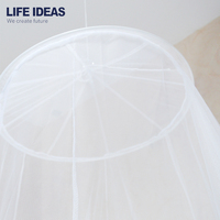 Moustiquaire de luxe en tissu pliable, pour lit de grande taille King et Queen Size, vente à chaud