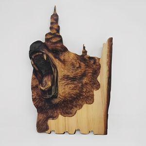 <span class=keywords><strong>Sculture</strong></span> <span class=keywords><strong>da</strong></span> <span class=keywords><strong>Parete</strong></span> in <span class=keywords><strong>Legno</strong></span> Artigianali di Animali Intagliate e Incise Decorazione Ecologica per la Casa Personalizzabile per Tutte le Festività - Product Image 1