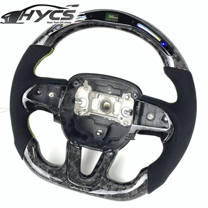 Volant en fibre de carbone forgé éclairage Led pour chargeur SRT <span class=keywords><strong>Challenger</strong></span> pour Dodge Cherokee SRT pour volant Jeep Grand - Product Image 2