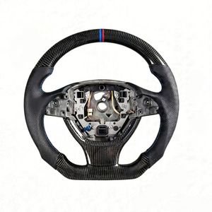 Volant en cuir et fibre de carbone pour MINI Countryman/<span class=keywords><strong>Cooper</strong></span>/Clubman/Convertible/<span class=keywords><strong>John</strong></span> <span class=keywords><strong>Cooper</strong></span> <span class=keywords><strong>Works</strong></span> - Product Image 3