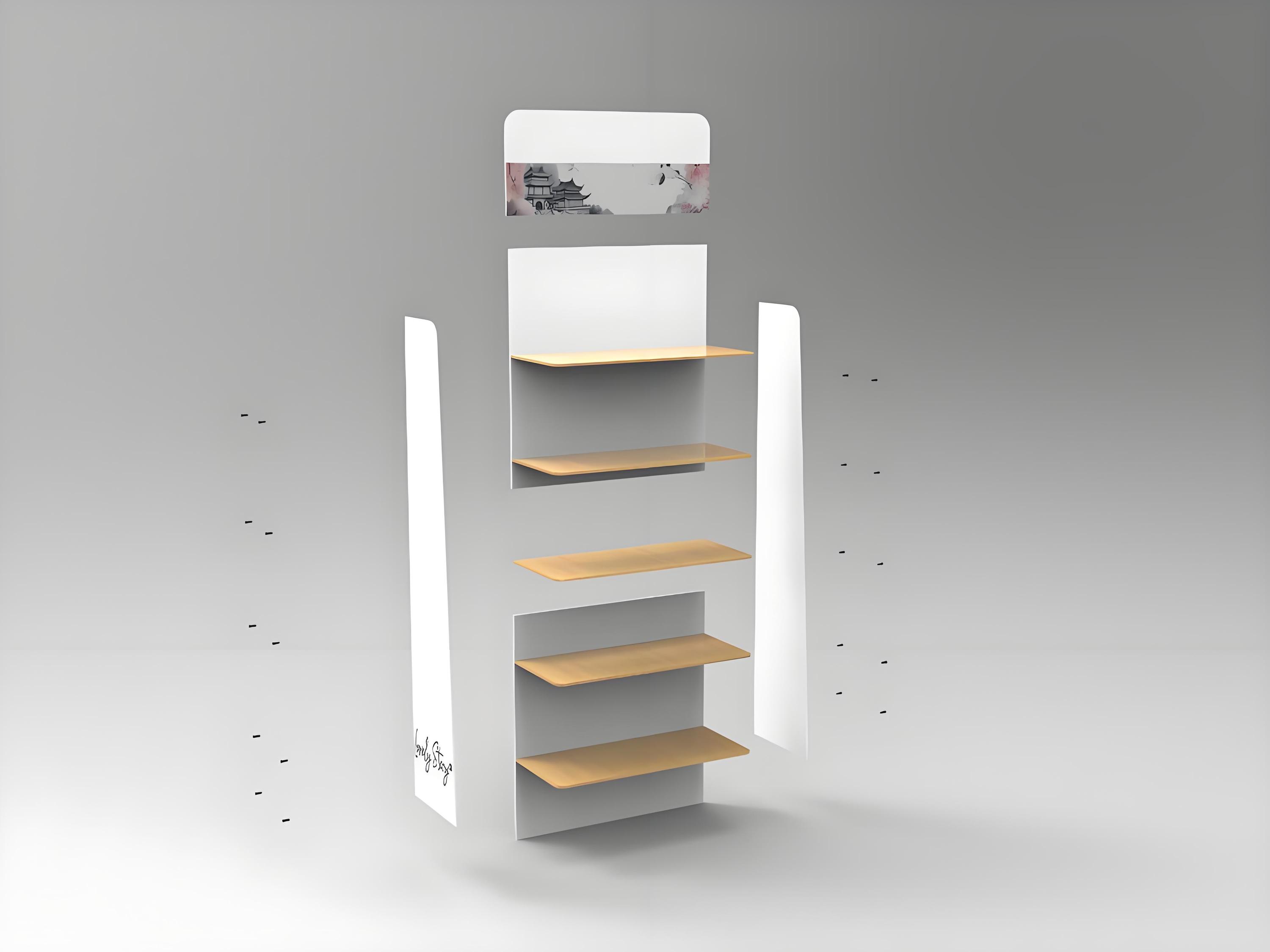 Apache Custom Wooden Bottle Display Stand Display Rack for Supermarket & Retail Store & Bottle Store — view 4