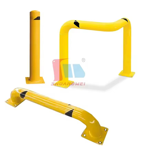 Pegangan Pengaman Baja Berkualitas Tinggi dan Tahan Lama, Dapat Disesuaikan, Berbentuk U Warna Kuning, Cocok untuk Keamanan Jalan - Product Image 3