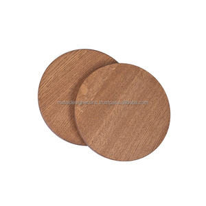 Posavasos de Madera Hechos a Mano, Personalizados, Resistentes al Calor y Ecológicos, para Decoración del Hogar y Bodas, Diseño Moderno para Alfombrillas y Protectores - Product Image 1