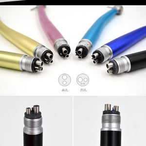 Turbine dentaire légère à haute vitesse avec bouton-poussoir et tête en alliage anti-reflux - Product Image 5